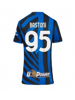 Inter Milan Alessandro Bastoni #95 Heimtrikot für Frauen 2024-25 Kurzarm